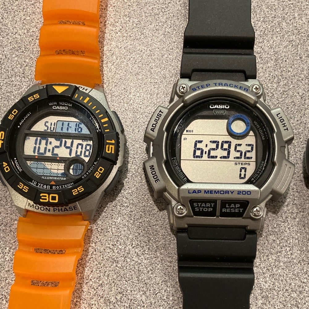 Instant Casio Collection, 5 watch lot, working batteries - Picture 3 of 15